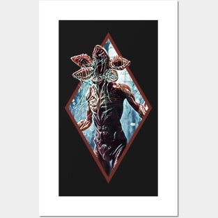 The Monster - Demogorgon - Black - Fantasy Posters and Art